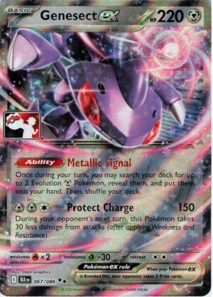 SV Black Bolt 067/086 Genesect ex (Prize Pack League Promo)