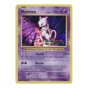 XY Evolutions 51/108 Mewtwo (Prerelease Promo STAFF)