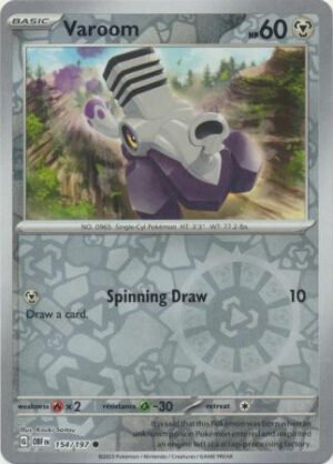 SV Obsidian Flames 154/197 Varoom (Reverse Holo)