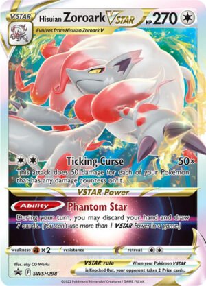 Sword & Shield Promo SWSH298 Hisuian Zoroark VSTAR (Full Art)