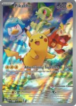 Scarlet & Violet Promo SVP027 Pikachu (Pokemon Center Stamp)