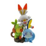 Pokemon Grookey, Scorbunny, & Sobble Figure