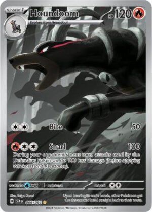 SV Shrouded Fable 066/064 Houndoom (Illustration Rare)