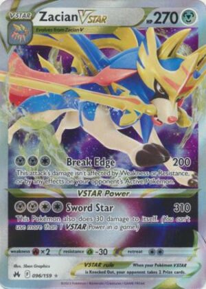 Crown Zenith 096/159 Zacian VSTAR (Full Art)