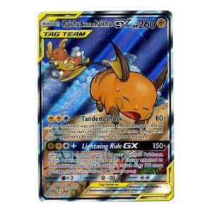 SM Unified Minds 221/236 Raichu & Alolan Raichu GX (Tag Team Alternative Art)
