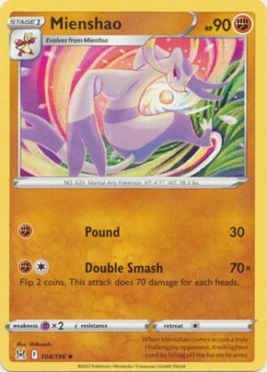 SWSH Lost Origin 104/196 Mienshao