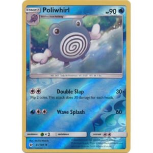 Sun and Moon (Base Set) 31/149 Poliwhirl (Reverse Holo)