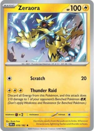 SV Destined Rivals 078/182 Zeraora (Holo)