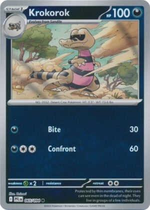 ME Phantasmal Flames 065/094 Krokorok (Reverse Holo)