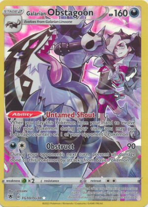 Astral Radiance TG10/TG30 Galarian Obstagoon (Full Art)