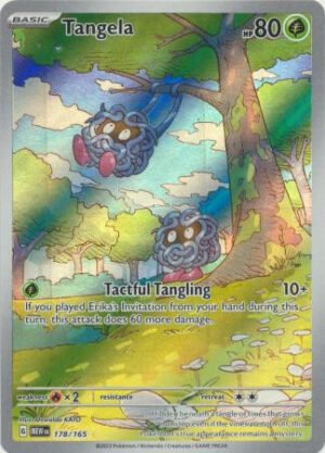 Scarlet & Violet 151 178/165 Tangela (Illustration Rare)