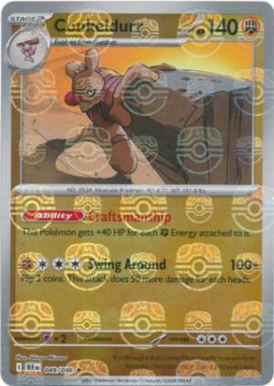SV Black Bolt 049/086 Conkeldurr (MASTER BALL Reverse Holo)