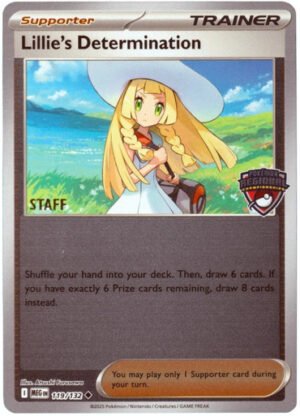 Mega Evolution 119/132 Lillie's Determination (Regional League Promo STAFF)