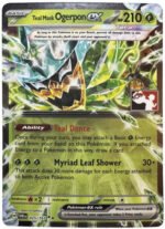 SV Twilight Masquerade 025/167 Teal Mask Ogerpon ex (Prize Pack League Promo Right Side Stamp)