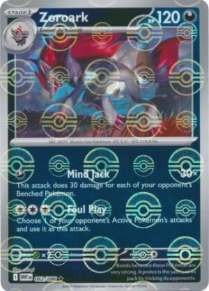 SV White Flare 062/086 Zoroark (POKE BALL Reverse Holo)