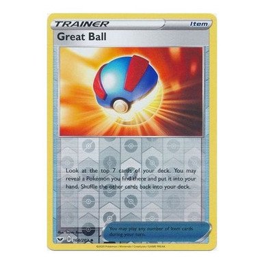 Sword & Shield (Base) 164/202 Great Ball (Reverse Holo)