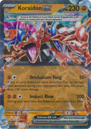ME Ascended Heroes 121/217 Koraidon ex (Half Art)