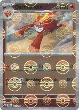 SV Black Bolt 014/086 Darmanitan (POKE BALL Reverse Holo)