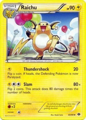 Next Destinies 40/99 Raichu (Non-Holo)