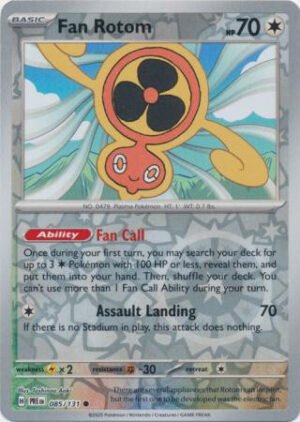 SV Prismatic Evolutions 085/131 Fan Rotom (Reverse Holo)