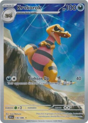 SV Black Bolt 136/086 Krokorok (Illustration Rare)