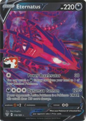 Darkness Ablaze 116/189 Eternatus V (Prize Pack League Promo)