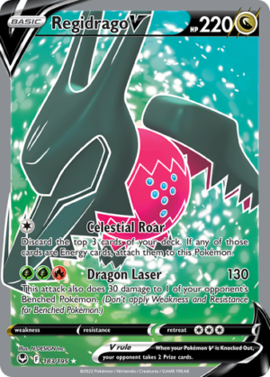 SWSH Silver Tempest 183/195 Regidrago V (Full Art)