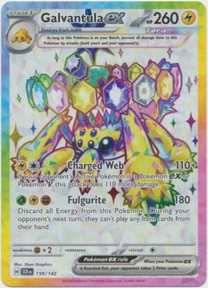 SV Stellar Crown 159/142 Galvantula ex (Full Art)