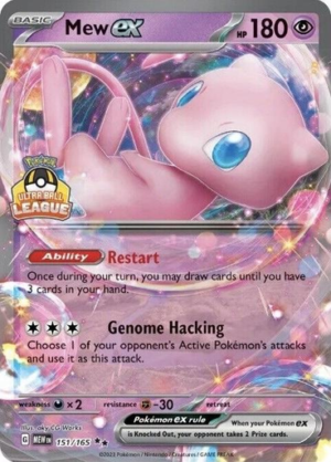 Scarlet & Violet 151 151/165 Mew ex (Ultra Ball League Promo)