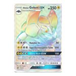 SM Crimson Invasion 113/111 Alolan Golem GX (Rainbow Rare)