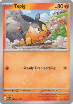 ME Ascended Heroes 029/217 Tepig (Non-Holo)