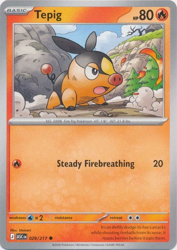 ME Ascended Heroes 029/217 Tepig (Non-Holo)