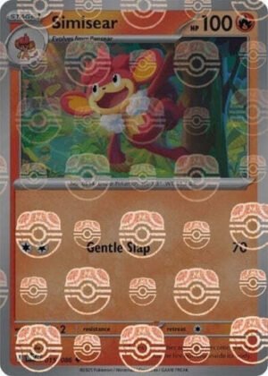 SV White Flare 015/086 Simisear (MASTER BALL Reverse Holo)