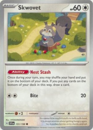 Scarlet & Violet (Base Set) 151/198 Skwovet