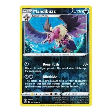 Rebel Clash 120/192 Mandibuzz (Reverse Holo)