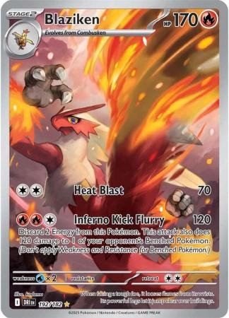 SV Destined Rivals 192/182 Blaziken (Illustration Rare)