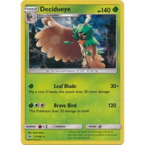 Sun and Moon (Base Set) 11/149 Decidueye (Shatter Holo)