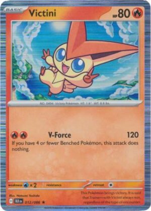 SV Black Bolt 012/086 Victini (Tinsel Holo)