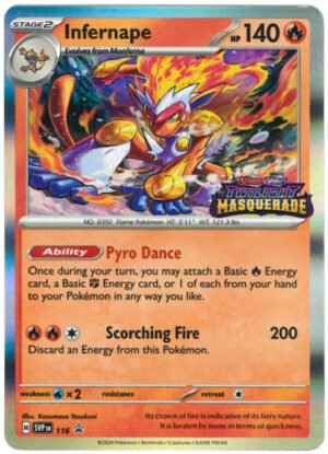 Scarlet & Violet Promo SVP116 Infernape