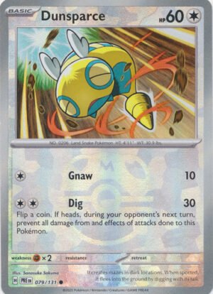SV Prismatic Evolutions 079/131 Dunsparce (MASTER BALL Pattern Holo)