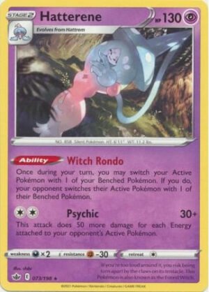 Chilling Reign 073/198 Hatterene (Non-Holo)