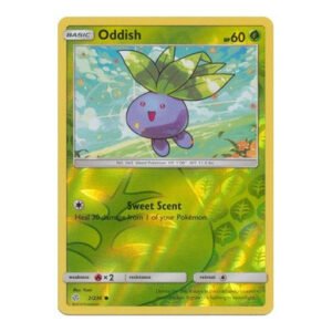 SM Cosmic Eclipse 002/236 Oddish (Reverse Holo)