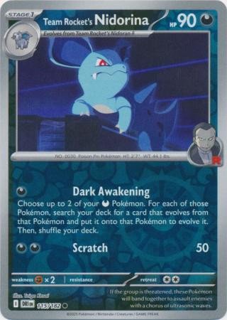 SV Destined Rivals 115/182 Team Rocket's Nidorina (Reverse Holo)