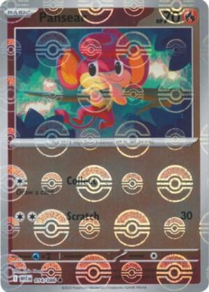 SV White Flare 014/086 Pansear (POKE BALL Reverse Holo)