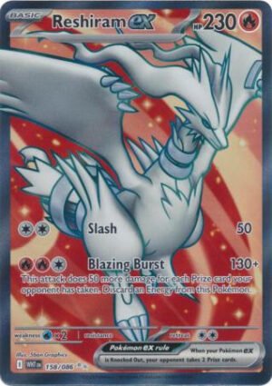 SV White Flare 158/086 Reshiram ex (Full Art)