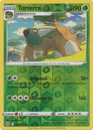 Brilliant Stars 008/172 Torterra (Reverse Holo)