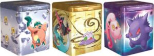 Pokemon Stacking Tin - Bundle of 3 (Dragon, Psychic, Metal)