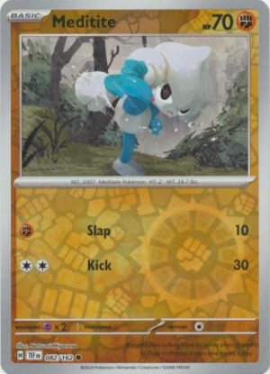 SV Temporal Forces 082/162 Meditite (Reverse Holo)
