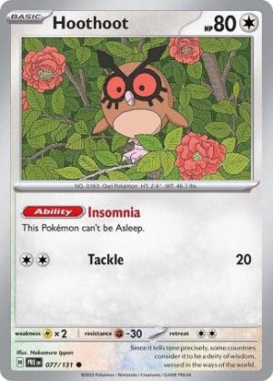 SV Prismatic Evolutions 077/131 Hoothoot