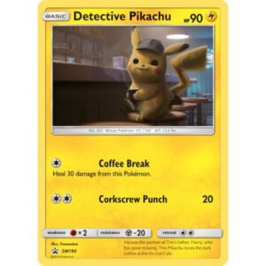 Sun & Moon Promo SM190 Detective Pikachu (Holo No Stamp)
